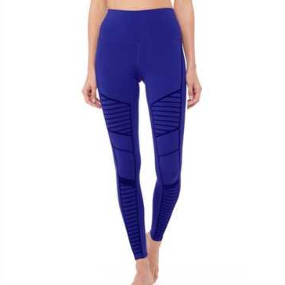 ALO YOGA Motto Leggings- Blue Size S